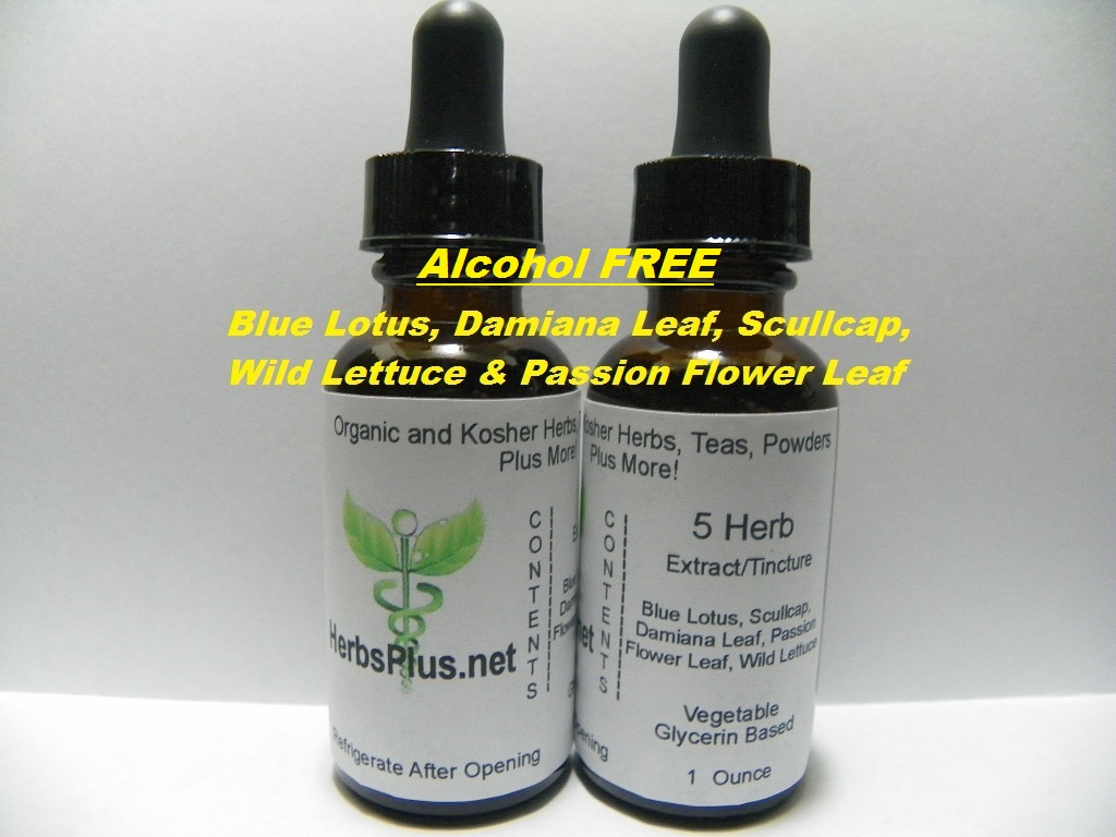 5 Herb Extract Tincture - Alcohol Free